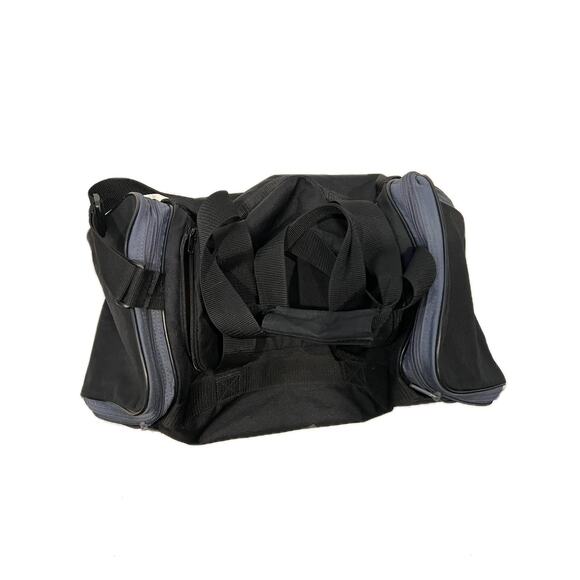 Adidas Defender Medium Black Gray Gym Bag 20"x10"x10" - Picture 2 of 6